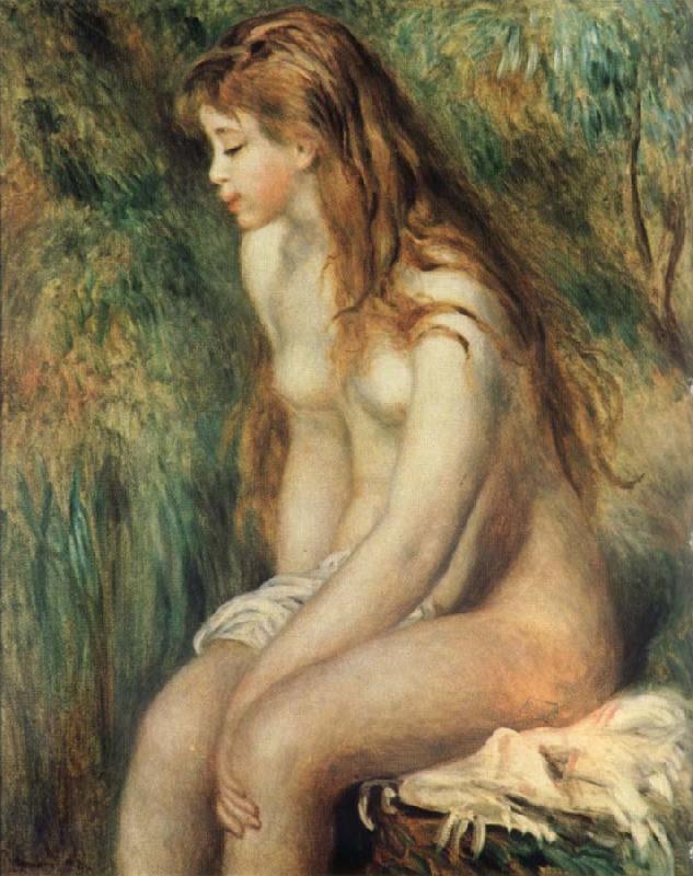 Pierre-Auguste Renoir Young Girl Bathing oil painting picture